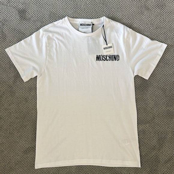 Moschino Other - Moschino Buckle Logo Tee - Mens